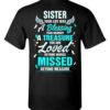 Sister Your Life Was A Blessing T Shirt Black S 1 5